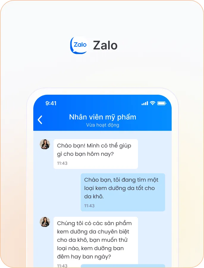 Sales consultation across platforms