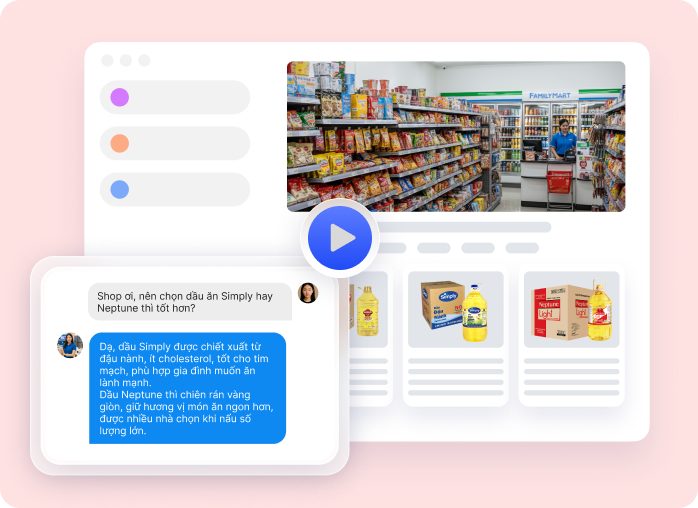 Cosmetics sales staff